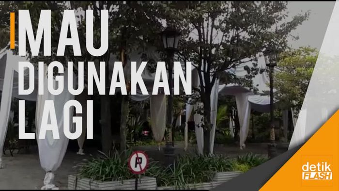 Graha Saba Beres-beres Usai Resepsi Kahiyang Selesai
