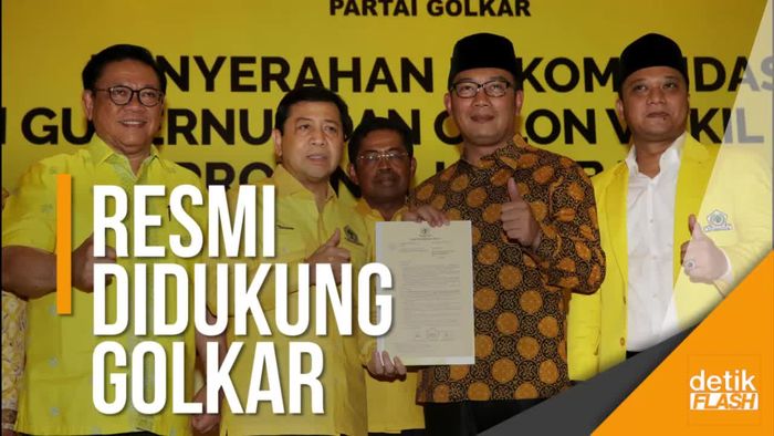 Golkar Resmi Usung Ridwan Kamil di Pilgub Jabar 2018