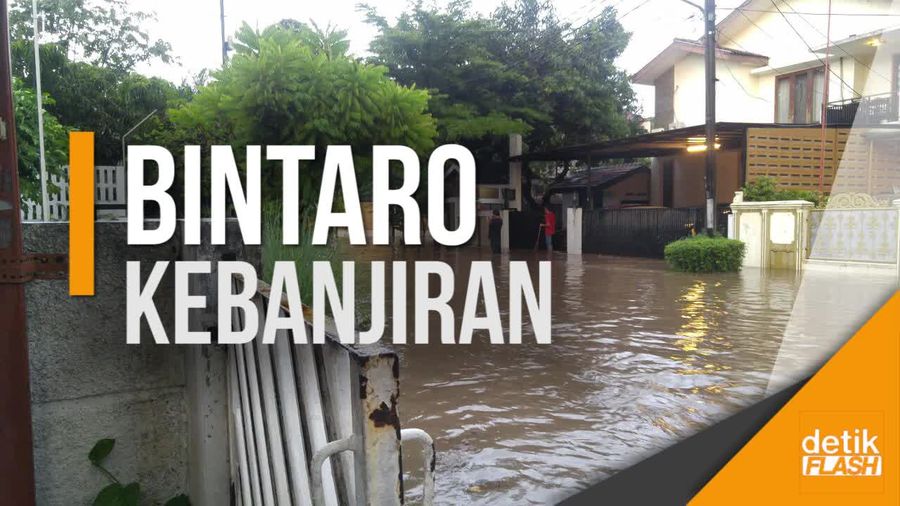 Hujan Deras, Wilayah di Bintaro Tergenang