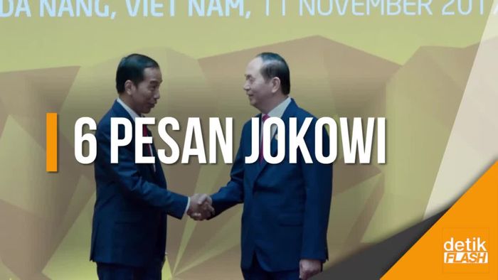 Momen Pertemuan Jokowi, Trump, dan Putin