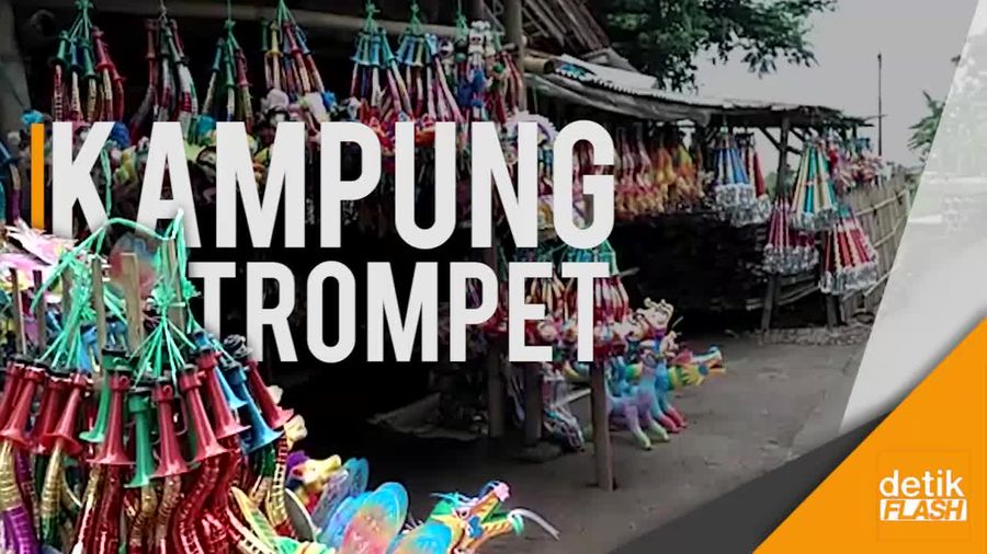 Aneka Trompet Keren Berderet di Kampung Terompet Cirebon