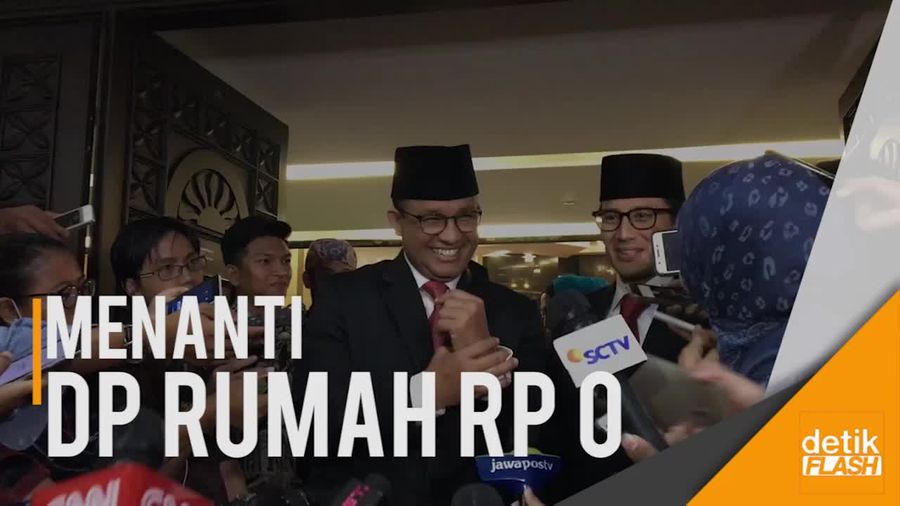 Program DP Rumah Rp 0 Masuk 8 Fokus Anies di Anggaran 2018