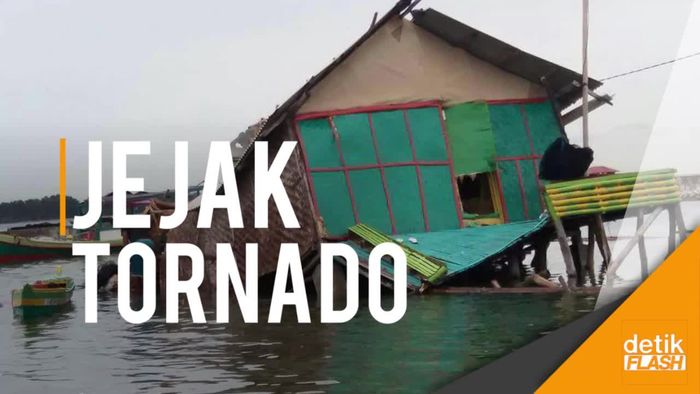 Angin Puting Beliung Rusak Puluhan Rumah di Kepulauan Seribu