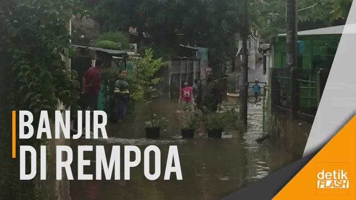 Bu Airin, Warga Rempoa Kebanjiran!