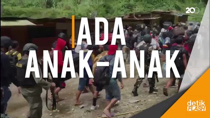 Polisi-TNI Bebaskan 345 Warga dari Penyanderaan KKB Papua