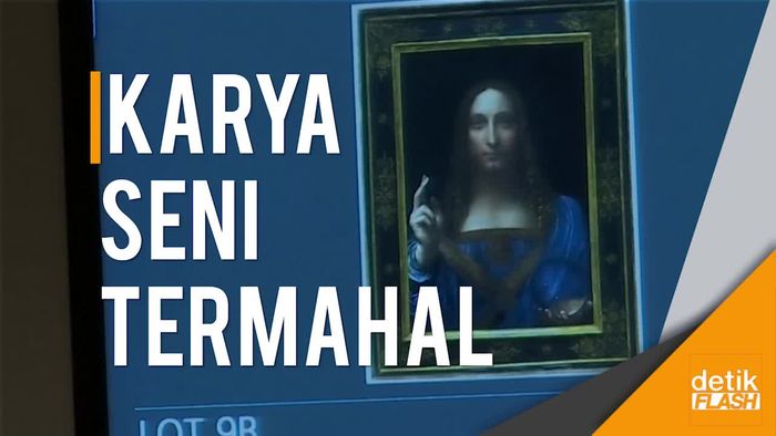 Pecahkan Rekor! Lukisan Yesus Karya Da Vinci Senilai Rp 6 T