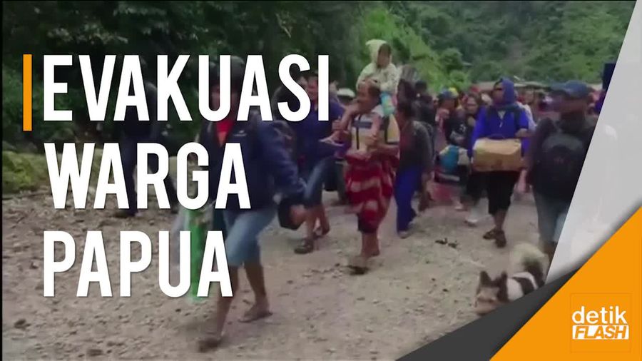 Suara Tembakan Saat Proses Evakuasi Warga di Papua  