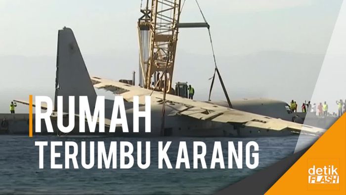 Pesawat Militer Yordania Ditenggelamkan di Laut Merah