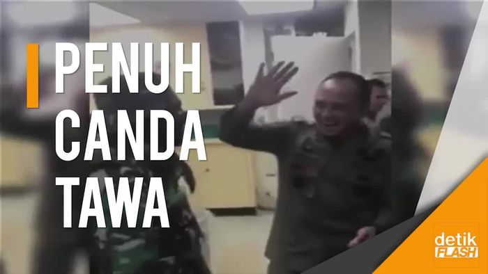 Kehangatan Jenderal Polisi dan Prajurit TNI