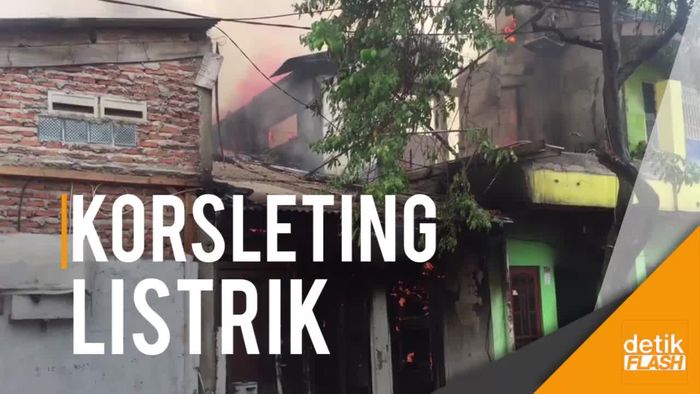 Kebakaran Rumah dan Toko Material di Matraman