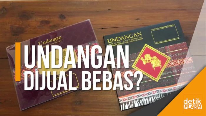 Duh! Ada Isu Undangan Resepsi Kahiyang-Bobby Dijual Bebas