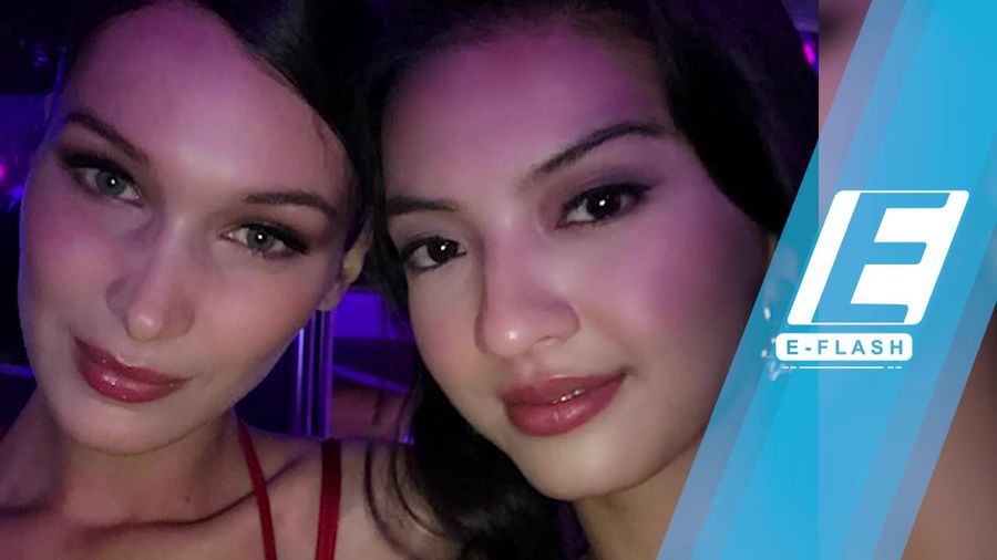 OMG! Raline Shah Selfie Bareng Bella Hadid