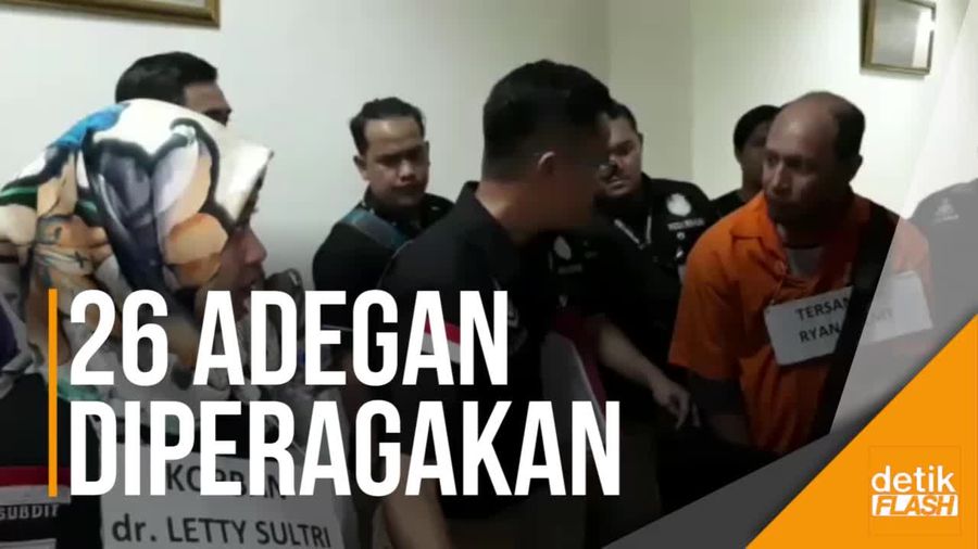 Eksklusif! Video Rekonstruksi Pembunuhan dr Letty oleh Ryan Helmi