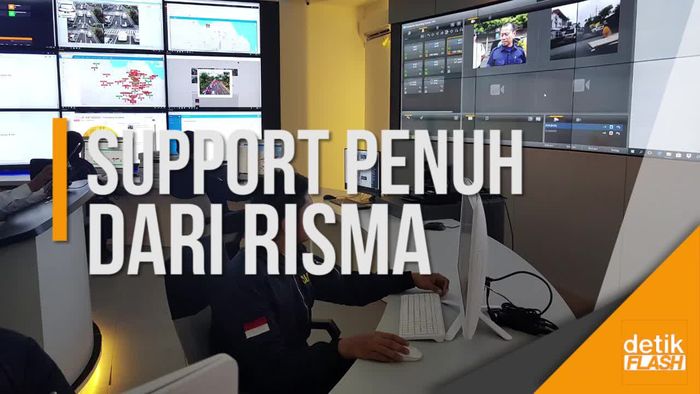 Peran Risma di Balik Command Center Canggih Polrestabes Surabaya