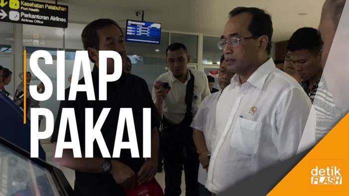 Intip Terminal Bandara Internasional Silangit Bareng Menhub