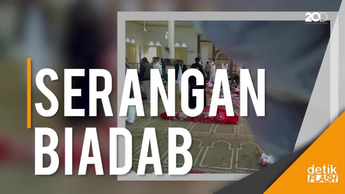 Teroris Serang Masjid, 184 Jemaah Salat Jumat Tewas