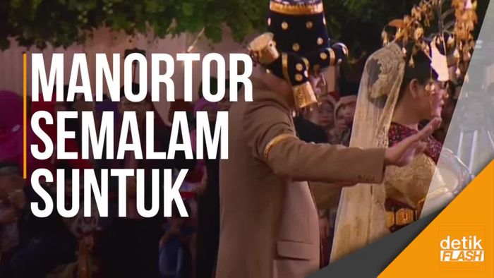 Aksi Kahiyang-Bobby Manortor di Hadapan Raja dan Para Tamu