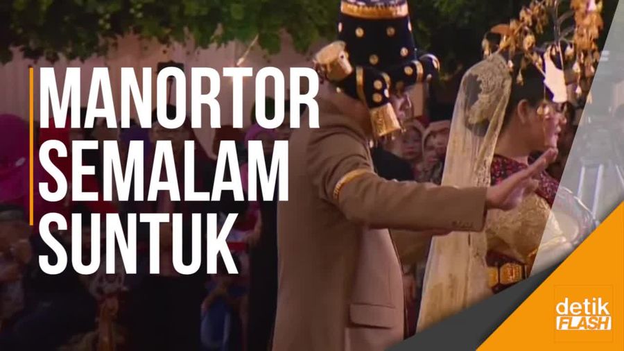 Aksi Kahiyang-Bobby Manortor di Hadapan Raja dan Para Tamu