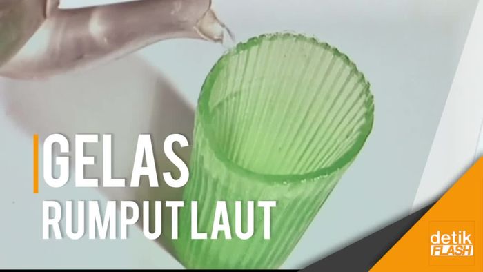 Wow! Gelas Bikinan Anak Indonesia Ini Bisa Dimakan