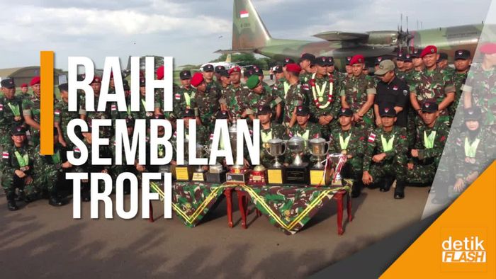 Salut! TNI AD Kembali Juara Umum Lomba Tembak AARM