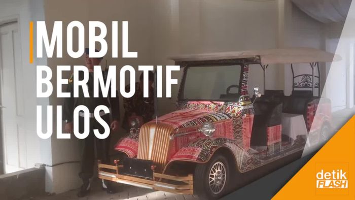 Mobil Bermotif Ulos Siap Antar Jokowi ke Rumah Besan