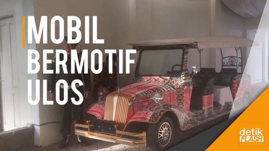 Mobil Bermotif Ulos Siap Antar Jokowi ke Rumah Besan