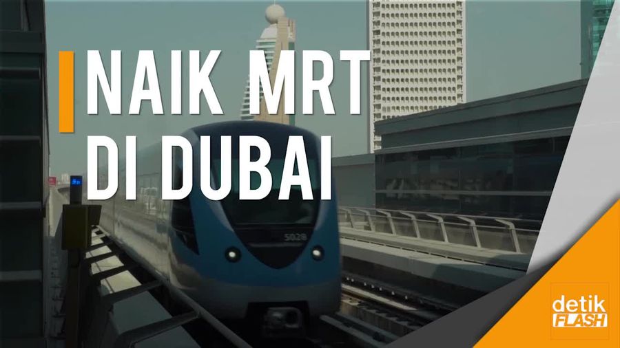 Keren! Saat Menaiki MRT di Dubai