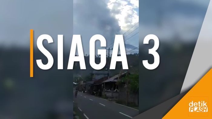 Gunung Agung Erupsi, Keluarkan Abu Setinggi 1.500 M