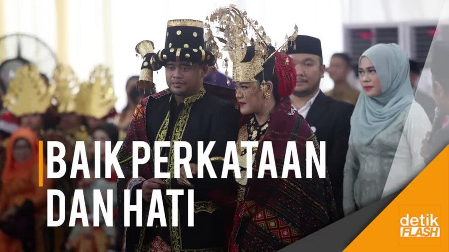 Jokowi Nasihati Kahiyang-Bobby dengan Peribahasa Batak Mandailing 