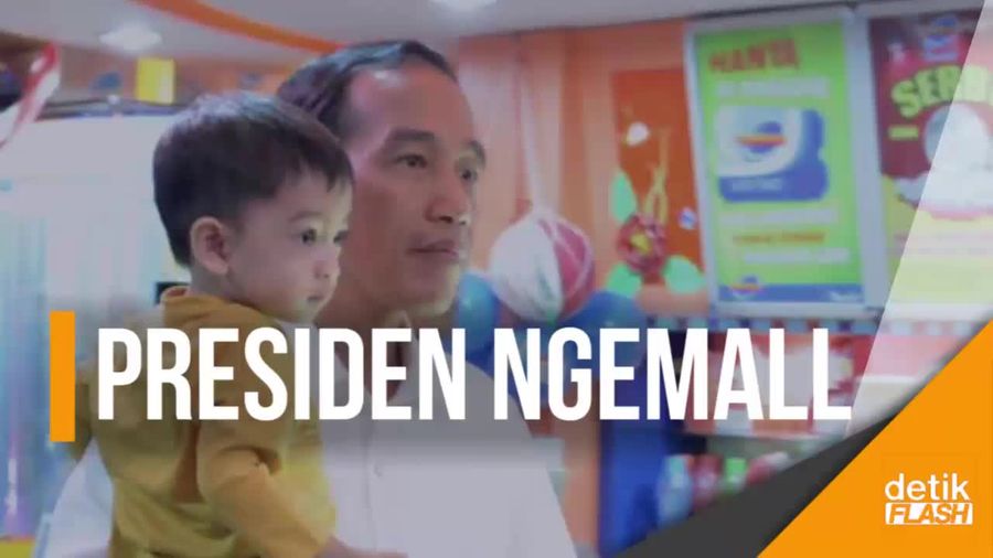 Heboh! Presiden Jokowi Malam Minggu ke Mall di Medan