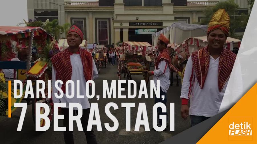 Puluhan Kuda Sudah Siap untuk Kirab Kahiyang-Bobby  