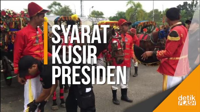 Kusir Kereta Presiden Ungkap Syarat Bawa Presiden
