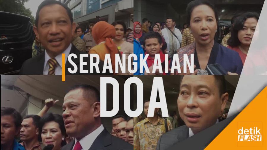 Doa dari Panglima, Kapolri, hingga Para Menteri untuk Kahiyang-Bobby