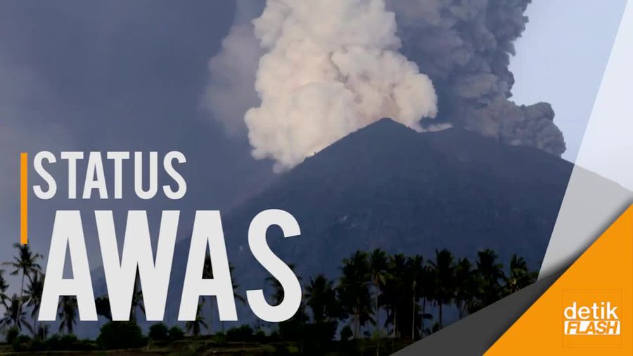 Lahar Dingin dan Awan Panas Ancaman Erupsi Gunung Agung
