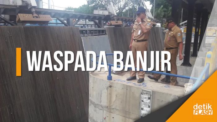 Curah Hujan Tinggi, Anies Cek Kesiapan Stasiun Pompa Pasar Ikan