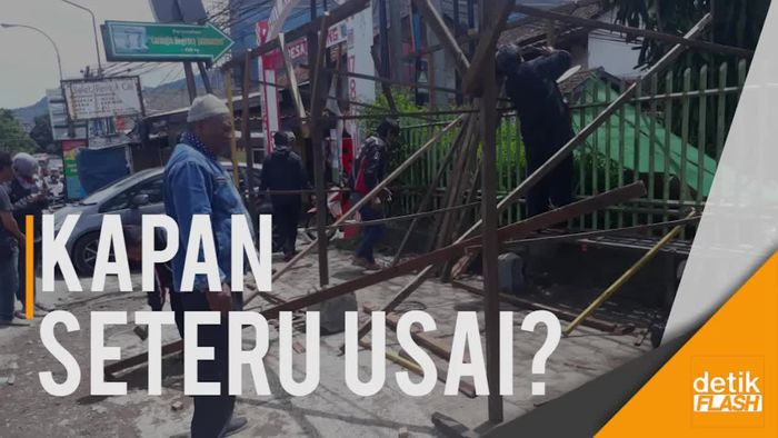 Pangkalan Ojek di Jatinangor Dirusak Driver Ojol, Ini Sebabnya