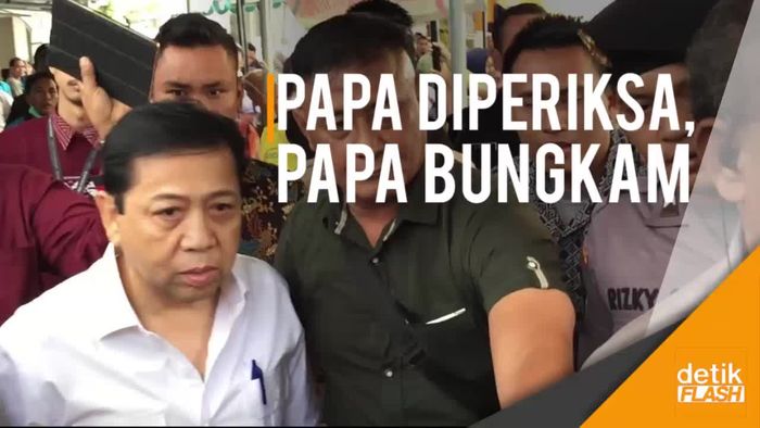 Usai Kontrol Kesehatan, Novanto Bungkam Tinggalkan RSCM