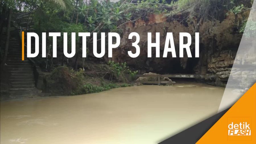 Dilanda Banjir, Wisata Susur Gua di Gunungkidul Ditutup