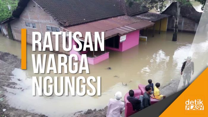 Tolong... Rumah Warga 5 Kelurahan di Solo Masih Tergenang Banjir