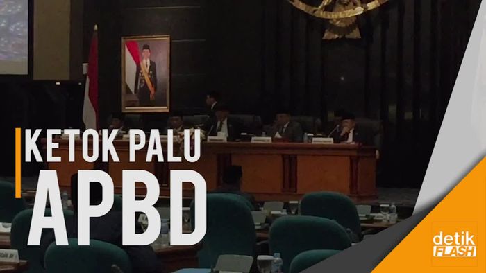 Tok! APBD DKI 2018 Sebesar Rp 77,117 T Disahkan