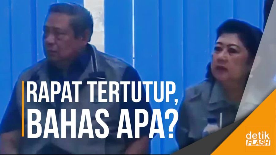 SBY Rapat Bareng Gubernur Soekarwo di Posko Bencana Pacitan