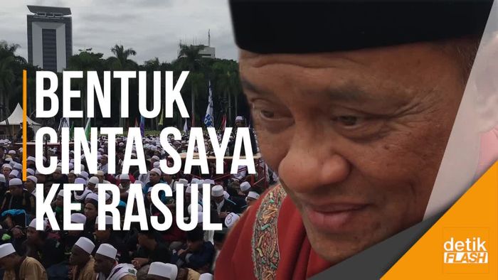 Hadiri Maulid Nabi di Monas, Gatot: Ini Bentuk Cinta Saya ke Rasul