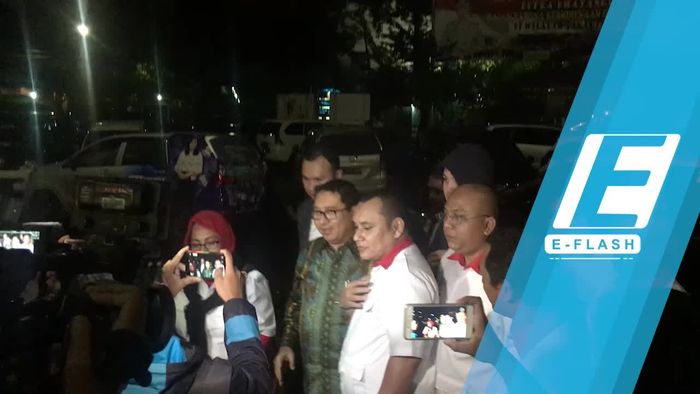 Fadli Zon Temui Ahmad Dhani di Polres Jaksel