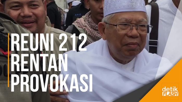 Ketum MUI Maruf Amin: Reuni 212 Bukan Tausiah, Tapi Agitasi!