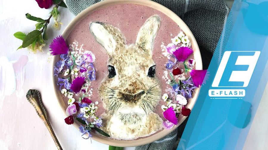 Gemas deh Lukisan Unyu di Smoothie Bowl Ini