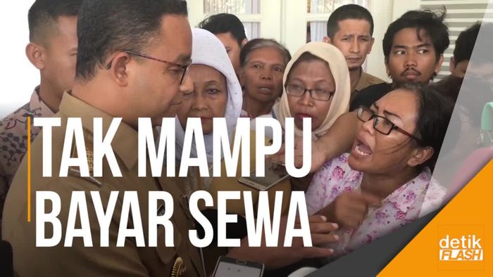 Warga Rusun Temui Anies Minta Pemutihan Sewa