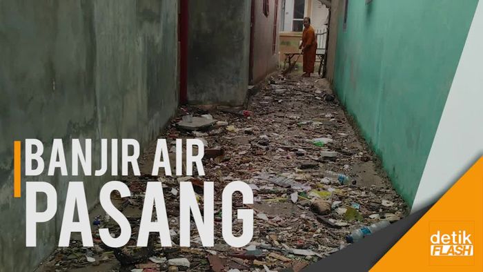 Sejumlah Pulau di Kepulauan Seribu Tergenang Akibat Rob