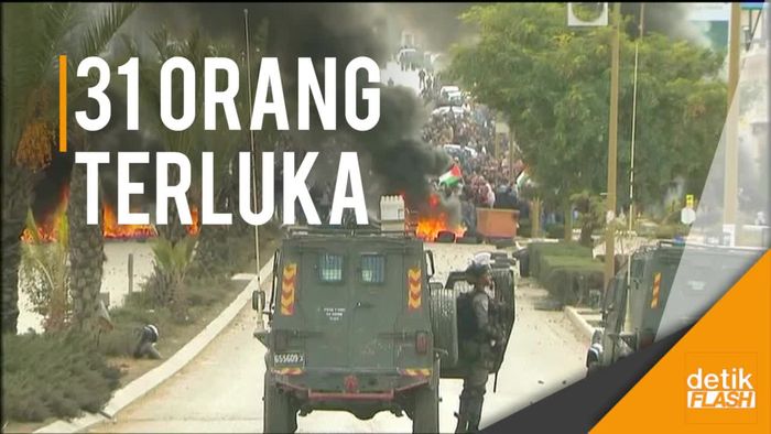  Protes Palestina Atas Yerusalem Diwarnai Bentrokan dan Korban Luka