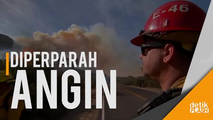 Masuk Hari Kelima, Kebakaran di California Diperparah Tiupan Angin