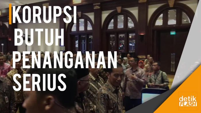 Jokowi: Dari Waktu ke Waktu, Pejabat yang Korup Masih Terus Ada!